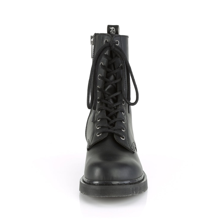Bolt-200 Demonia Botas Black Vegan Leather