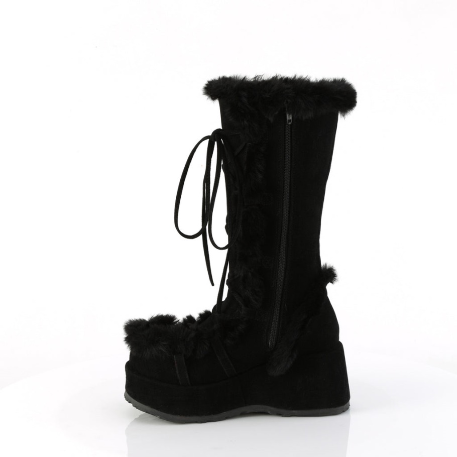 Cubby-311 Botas Demonia Ante Vegano Negro