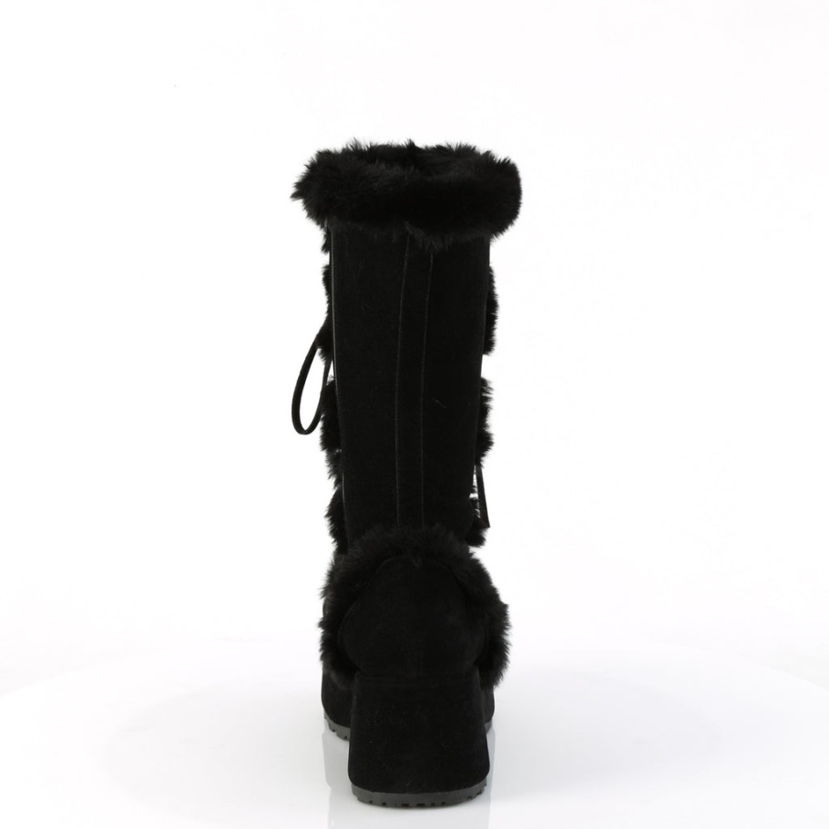 Cubby-311 Botas Demonia Ante Vegano Negro