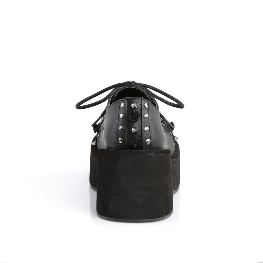 Dank-110 Demonia Spain Cuero Vegano Negro