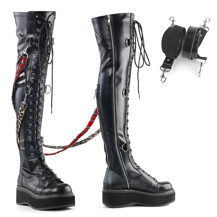 Botas Demon Negro Holograma Emily-330