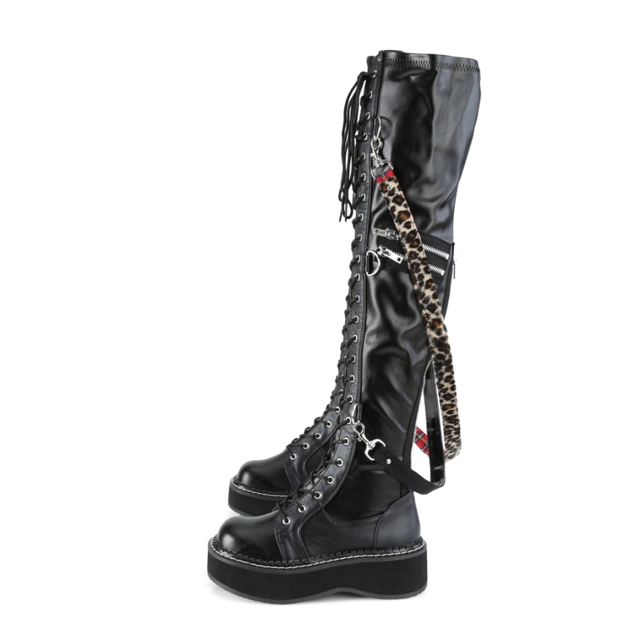 Botas Demon Negro Holograma Emily-330