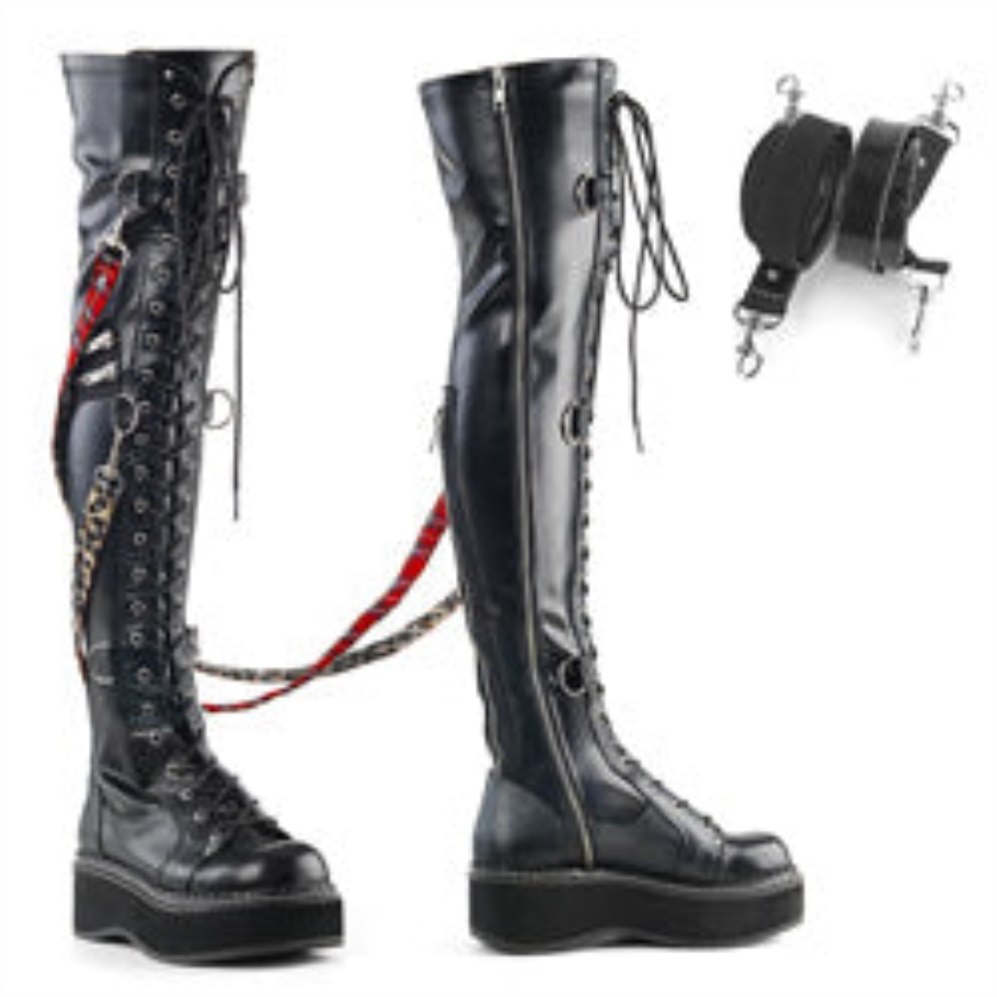 Botas Demon Negro Holograma Emily-330