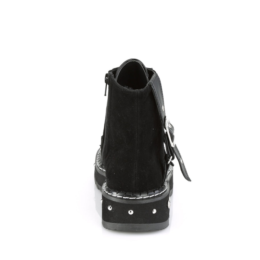 Botas Demonia Charol Negro Void-50