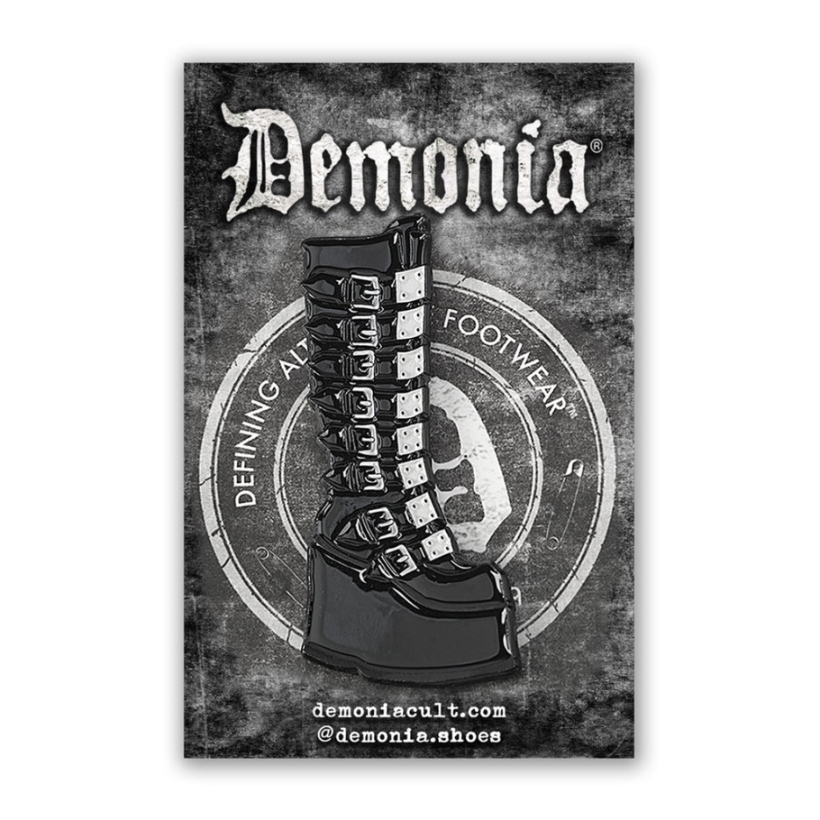 Demonia España Columpio Negro-815 Pin Esmaltado