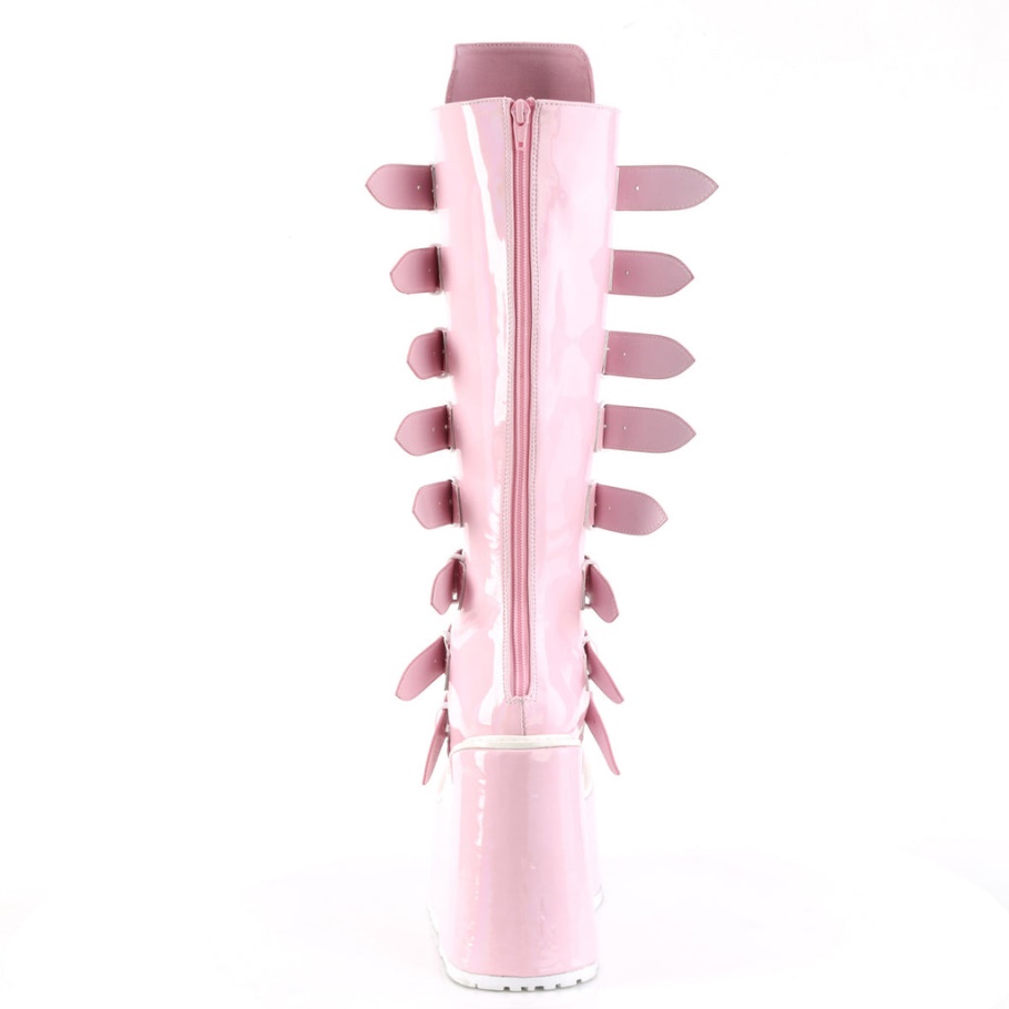 Demonia Botas Black Vegan Leather Bolt-300