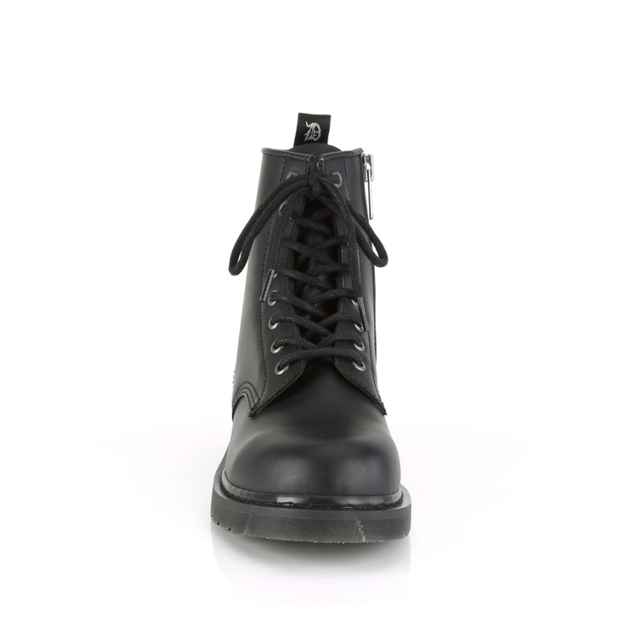 Botas Demonia Cuero Vegano Negro Riot-20