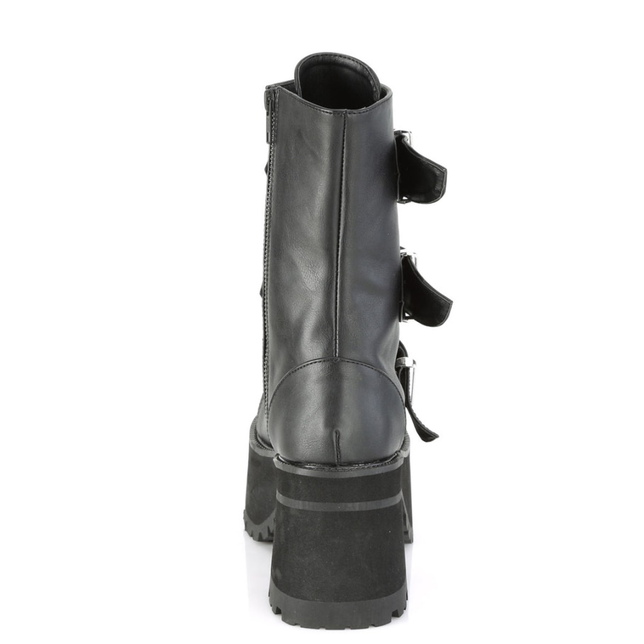 Demonia Botas Cuero Vegano Negro Shaker-70