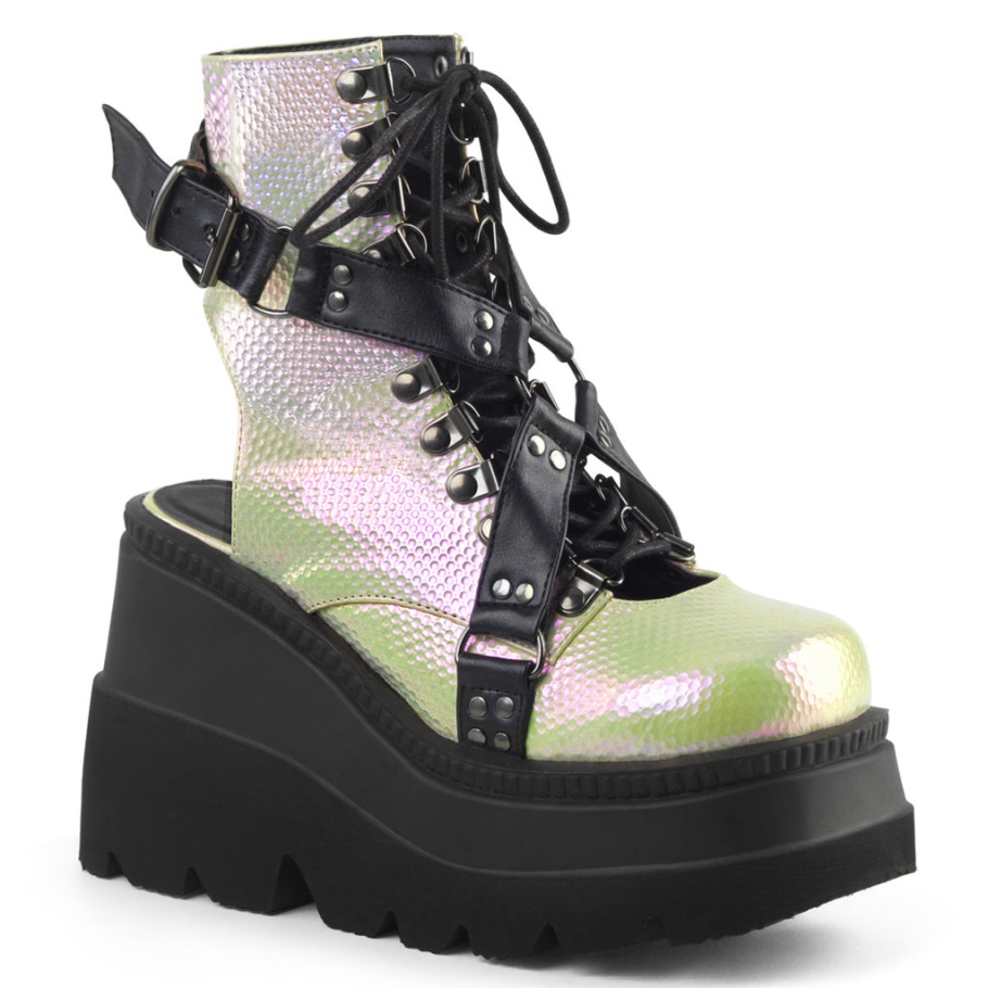 Botas De Demonio Purpurina-holograma-neptuno-100