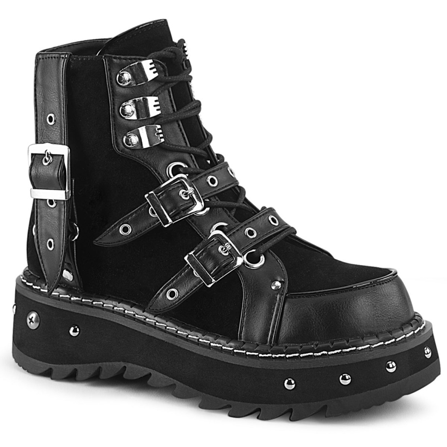 Botas Demon Blancas Piel Vegana-Nylon Renegade-50