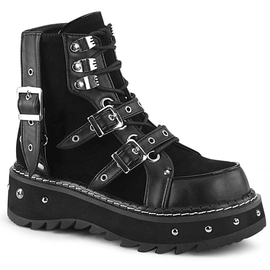 Botas Demon Blancas Piel Vegana-Nylon Renegade-50