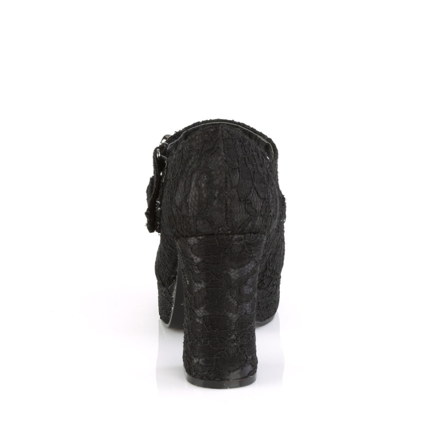 Gothika-09 Negro Satén-encaje Demonia España