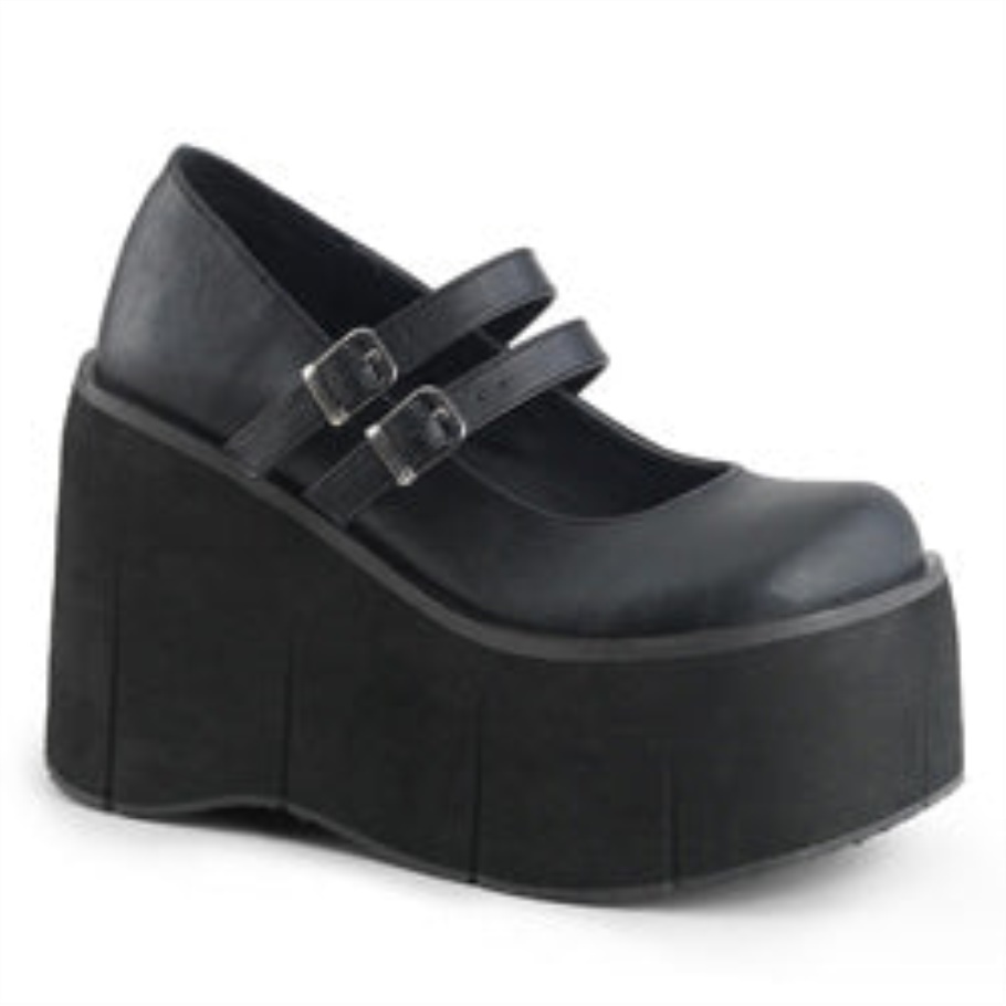 Kera-08 Cuero Vegano Negro Demonia España