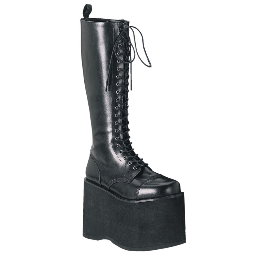 Mega-602 Demonia Botas Ecopiel Negro
