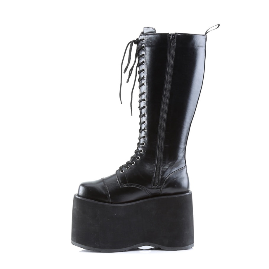 Mega-602 Demonia Botas Ecopiel Negro