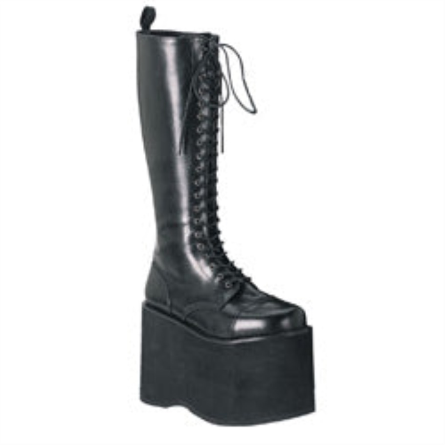 Mega-602 Demonia Botas Ecopiel Negro