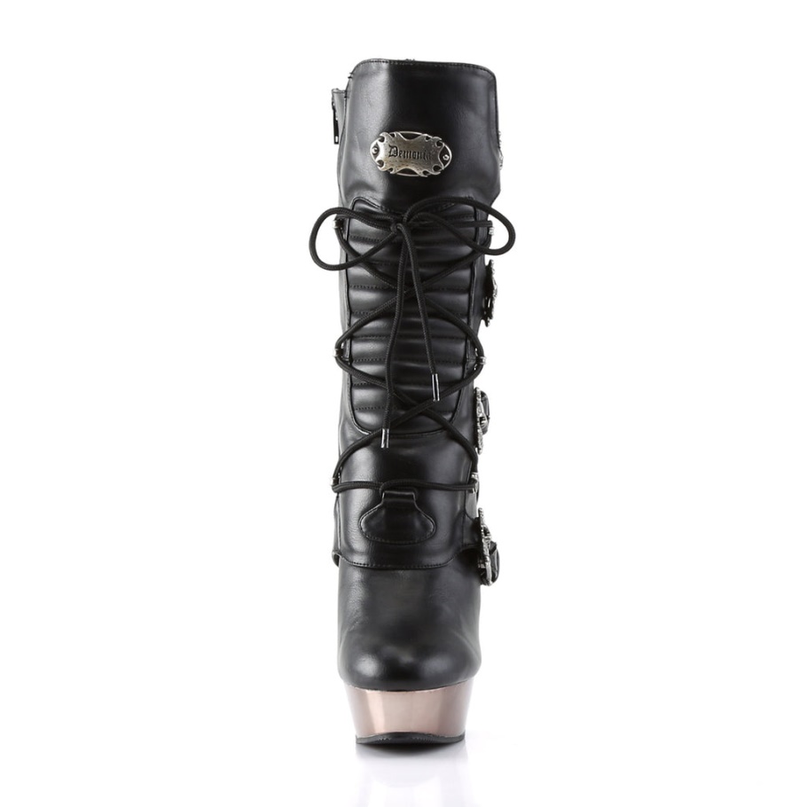 Muerto-1026 Black Veganlea Ther Demonia Botas