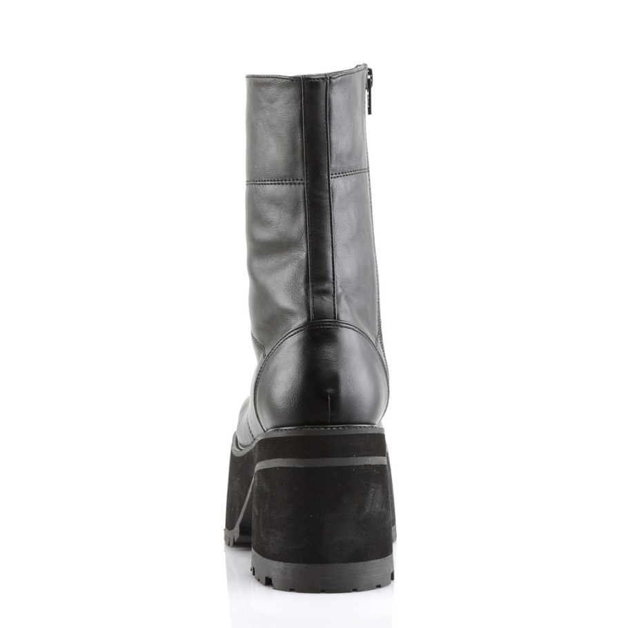 Ranger-301 Demonia Botas Cuero Vegano Negro