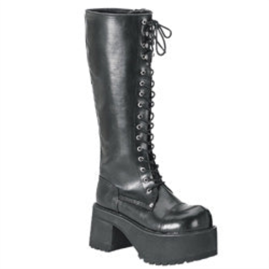 Ranger-302 Botas Demonia Negras Piel Vegana