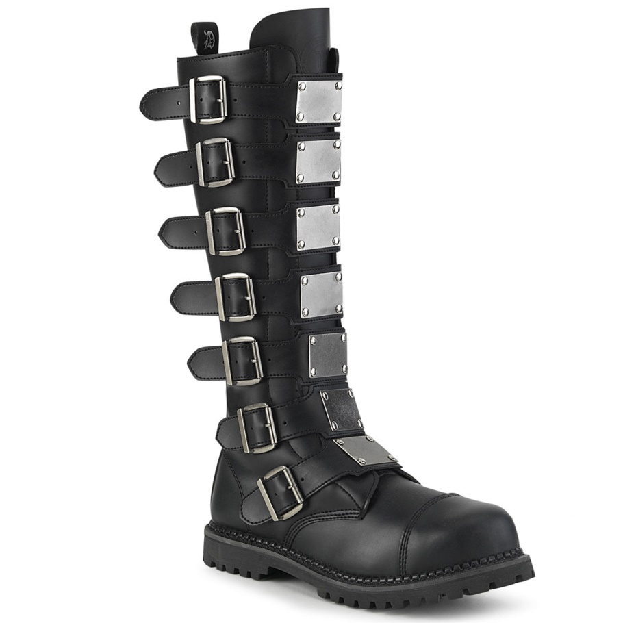 Riot-21mp Cuero Vegano Negro Demonia España