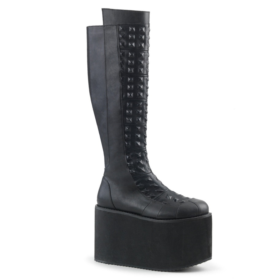 Rot-13 Demonia Botas Ecopiel Negro