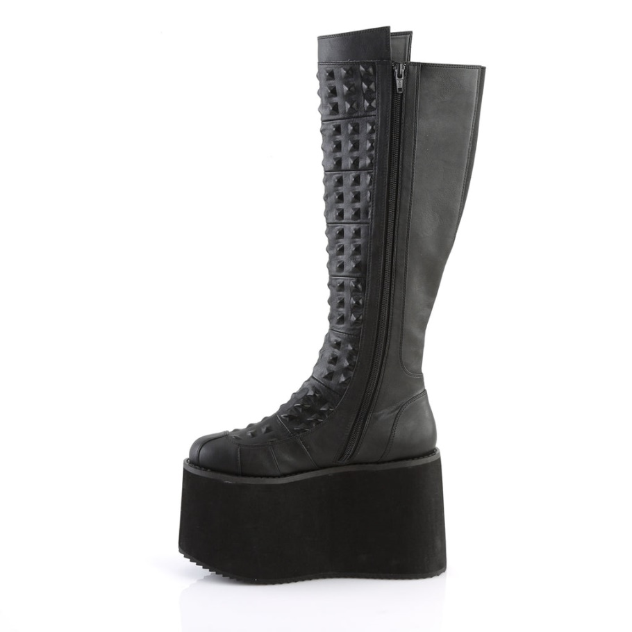 Rot-13 Demonia Botas Ecopiel Negro