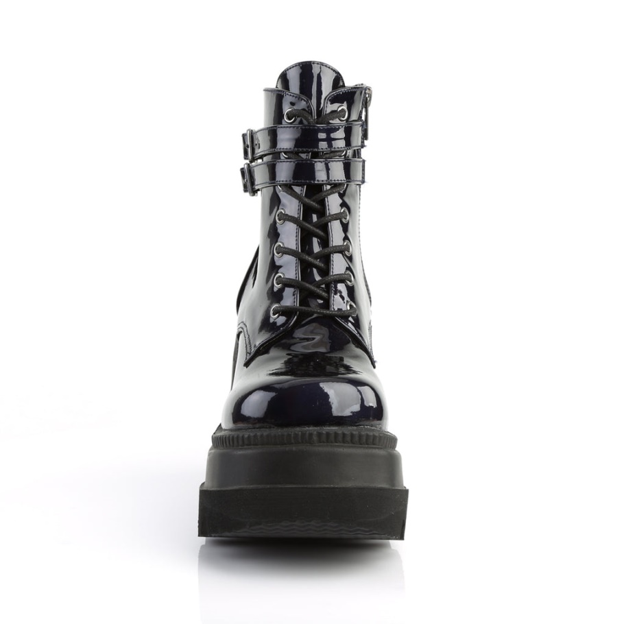 Shaker-52 Botas De Holograma Negro Demonio