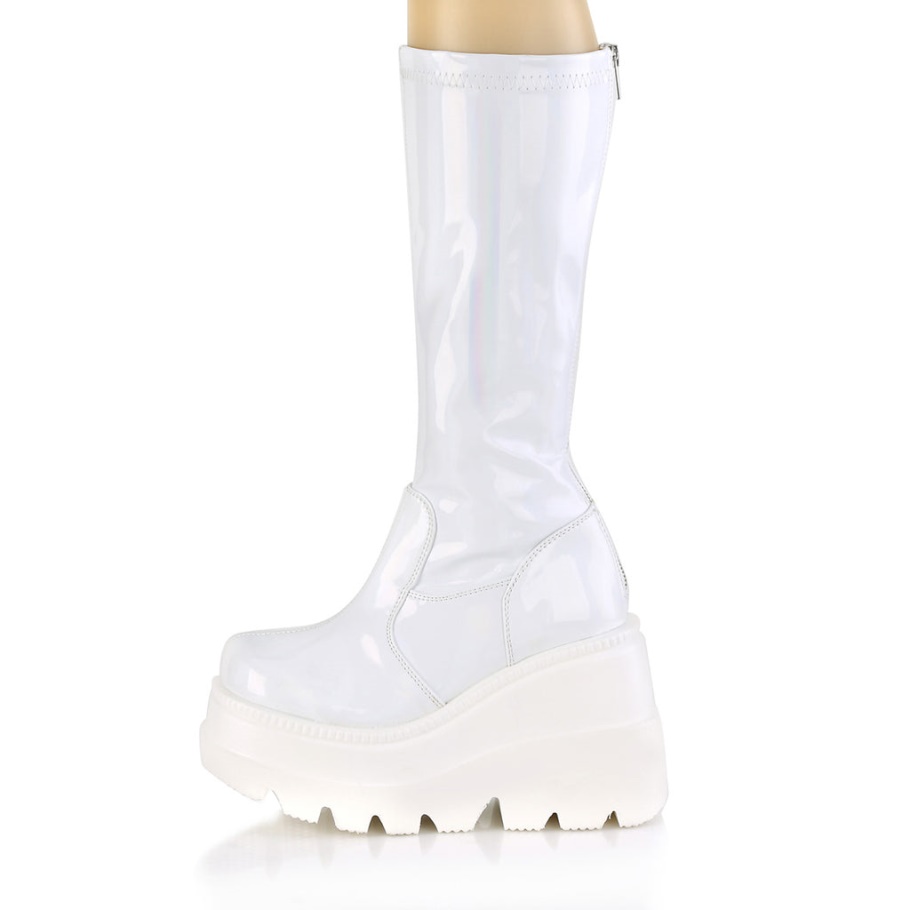 Botas De Demonio Con Holograma Blanco Shaker-65