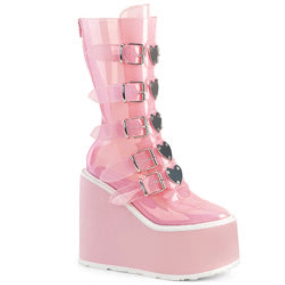Swing-230c Demonia Botas Bebé Rosa T P U