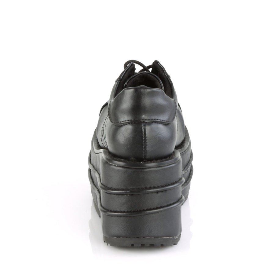 Tempo-08 Cuero Vegano Negro Demonia España