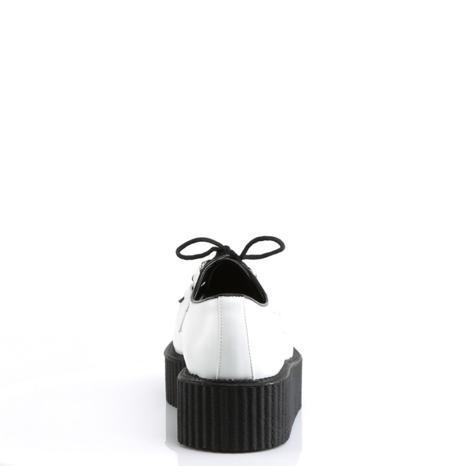 V-creeper-502 Cuero Vegano Blanco Demonia España