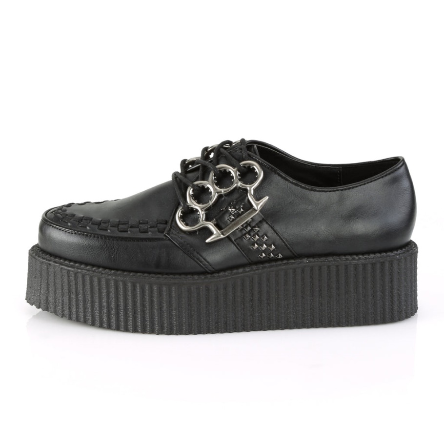 V-creeper-516 Cuero Vegano Negro Demonia España
