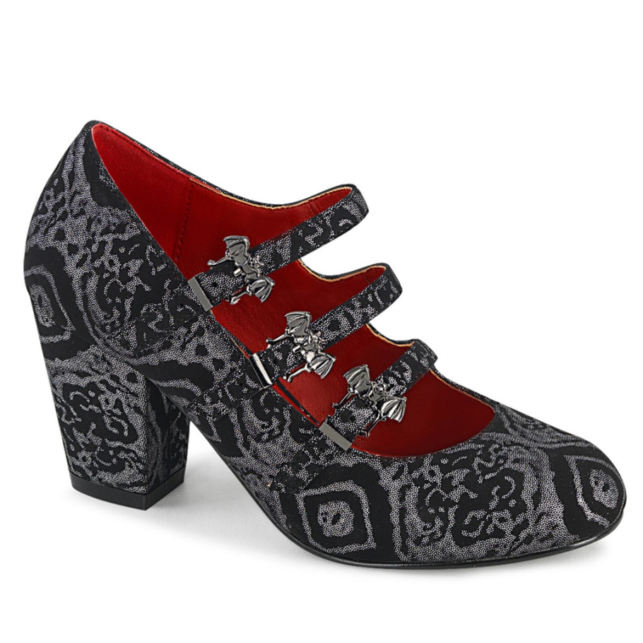 Vivika-38 Demonia Spain Plata Ecopiel Nubuck