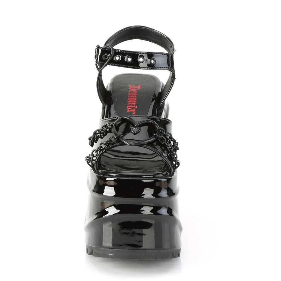 Wave-09 Demonia España Charol Negro