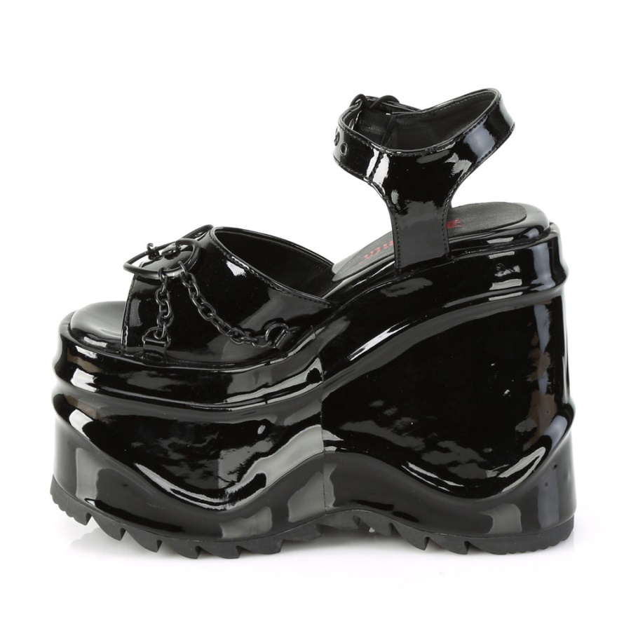 Wave-09 Demonia España Charol Negro